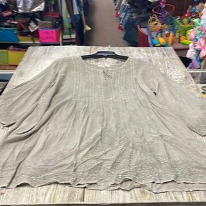 Solitaire Blouse 1x Pullover Top 100% RAYON